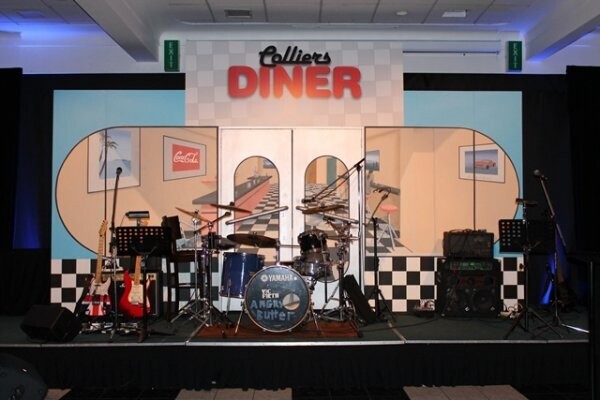 Diner sign; coreflute large