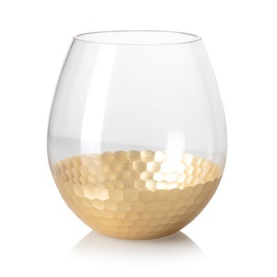 Hurricane cup; gold-dipped - small