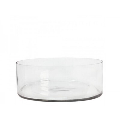 Float bowl; glass (10cmH x 25cmW)