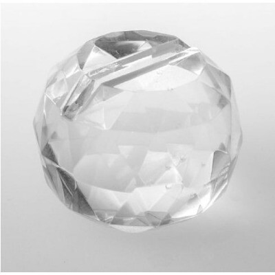 Placecard holder - crystal (4cmD)