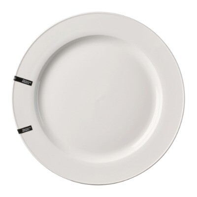 Platter; large round - white  (35.5cm D)