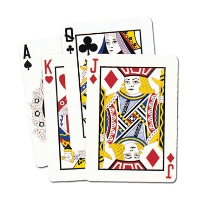 Playing card cutout 54 x 80cm