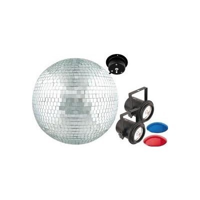 Mirror Ball; large with motor & lights