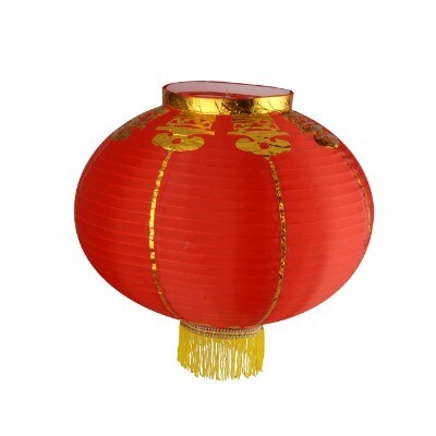 Lantern; Chinese - fabric small
