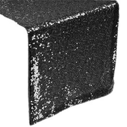 Runner; black sequin (30cmW x 300cmL)