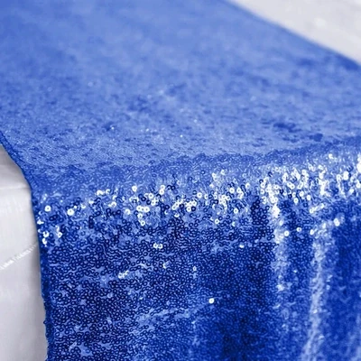 Runner; blue sequin (30cmW x 300cmL)