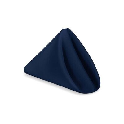 Napkin; polyester NAVY BLUE