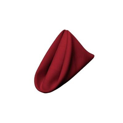 Napkin; polyester RED