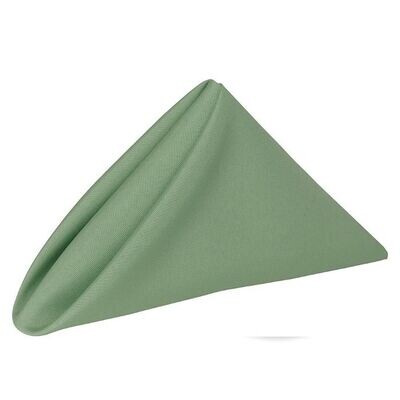 Napkin; polyester Sage