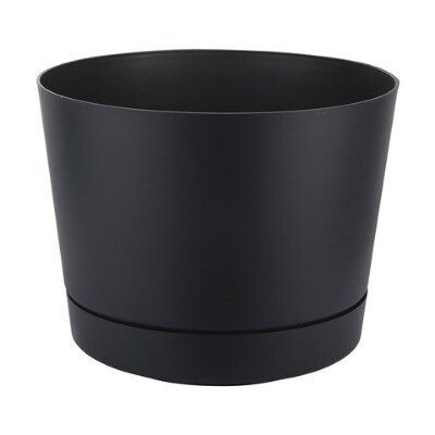 Pot - black taper matte