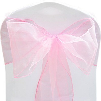 Sash Organza; Baby Pink (30cm x 300cm)