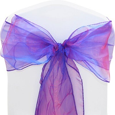 Sash Organza; Pink/Purple 2 tone (30cm x 300cm)