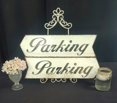 Sign - Parking; left