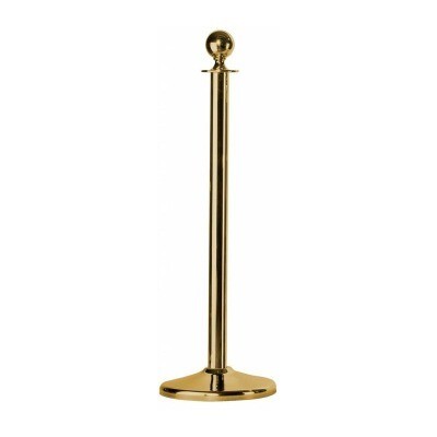 Stanchion stand; single (1mH) - Gold