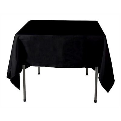 Tablecloth square; black 1.35mW x 1.35mL