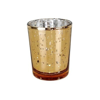 Tealight holder; gold