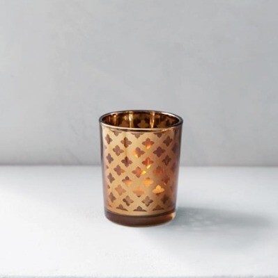 Tealight holder; copper