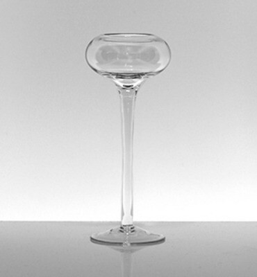 Tealight holder; stemmed squat LARGE