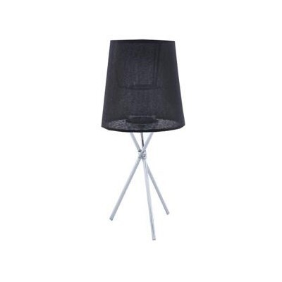 Black tealight lamp; Lge