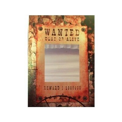 Wanted photo cut-out sign