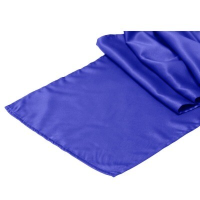 Runner, satin - royal blue
