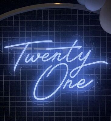 Neon Sign - Twenty One