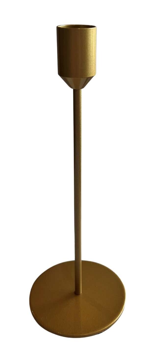 Candle holder small gold