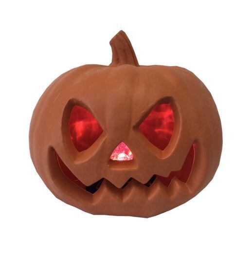 Pumpkin, light up and sound activated.