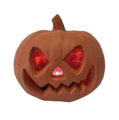 Pumpkin, light up and sound activated.