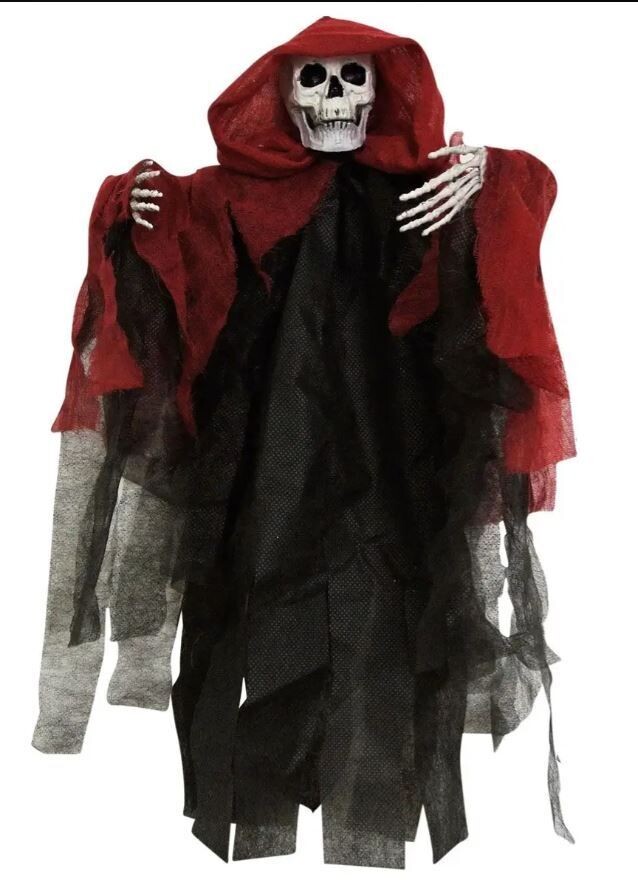 Hanging Red Skeleton