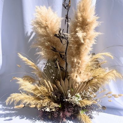 Floral arrangement - natural dried, large