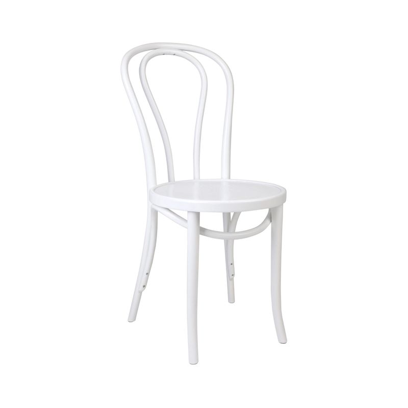 Bentwood White Chair