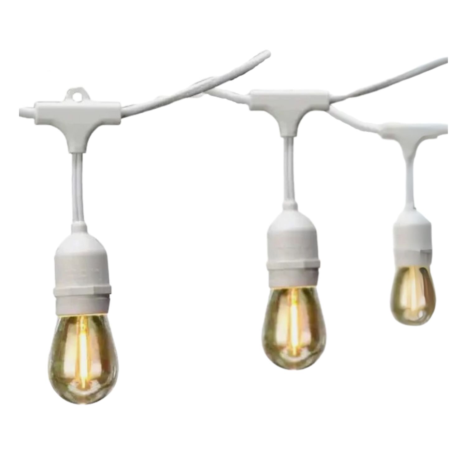 Festoon light string white; 15m