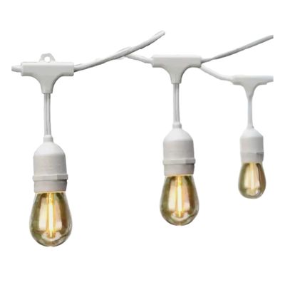 Festoon light string white; 15m