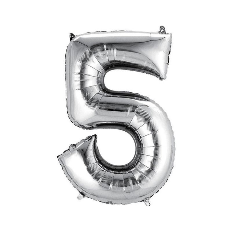 Giant foil number balloon - colour options available