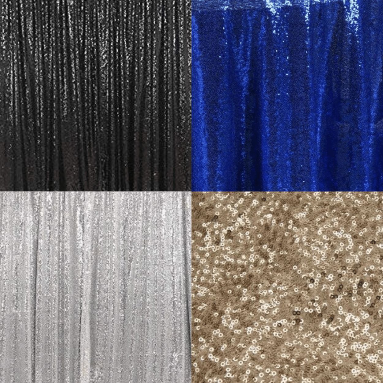 Sequin Curtains - colour options available