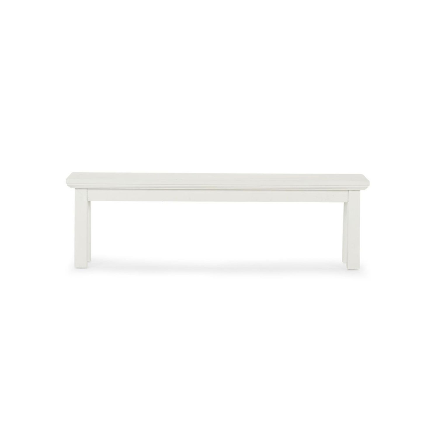 Bench seat - white wooden