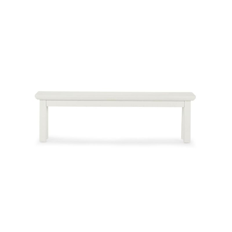 Bench seat - white wooden