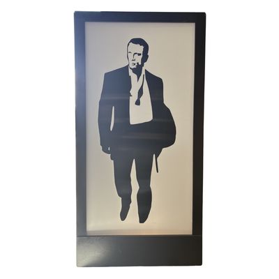 Light box - coreflute; Daniel Craig