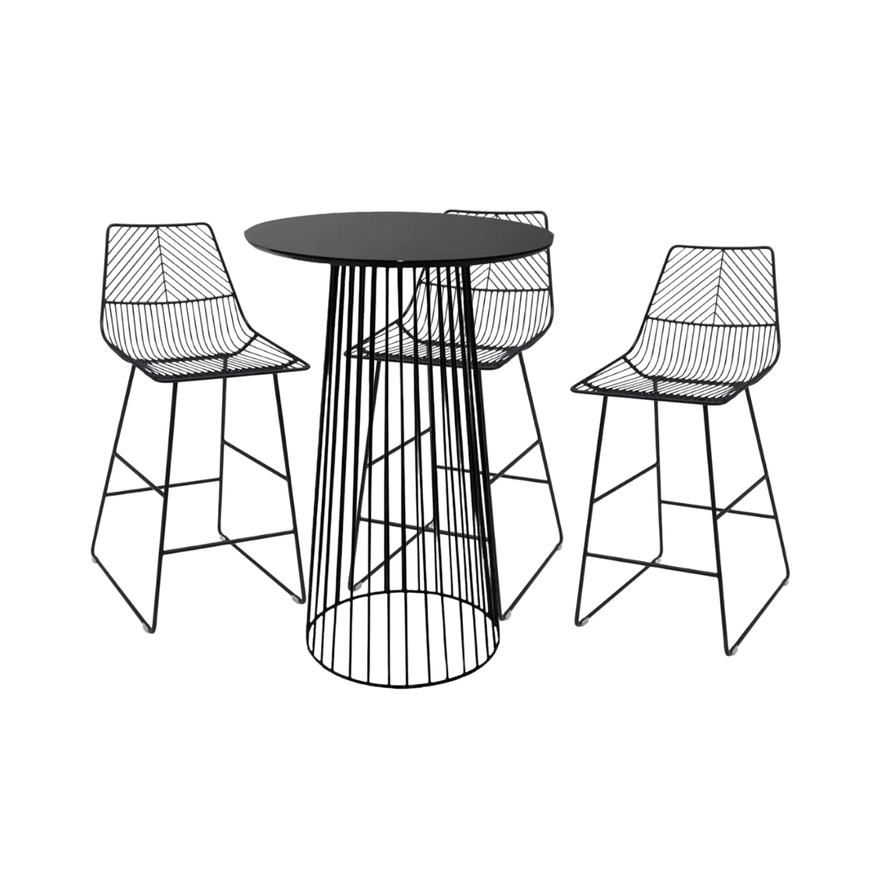 Birdcage Leaner set (Black or White)