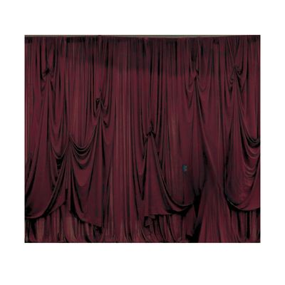 Draped Backdrop, Burgundy Red