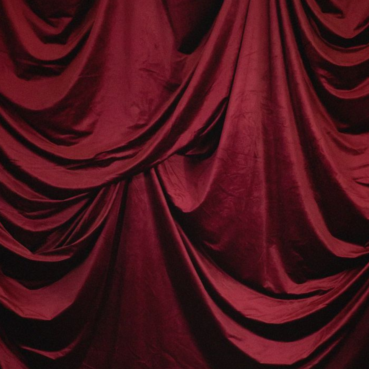Draped Backdrop, Burgundy Red
