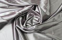 Satin curtain; gun metal grey 5mL x 1.5mW