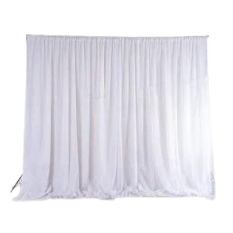 White Sheer Drape