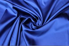 Satin curtain; royal blue 5mL x 1.5mW