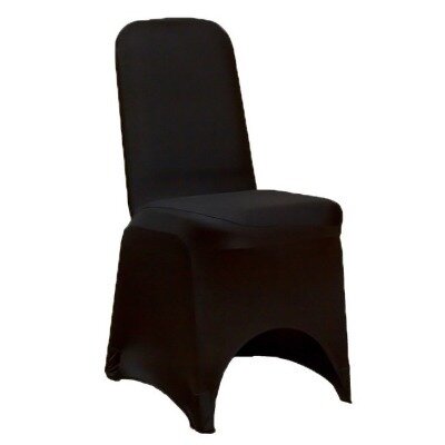 Chair cover - lycra - black