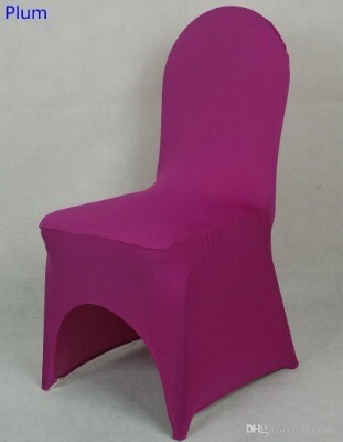 Chair cover - lycra - plum