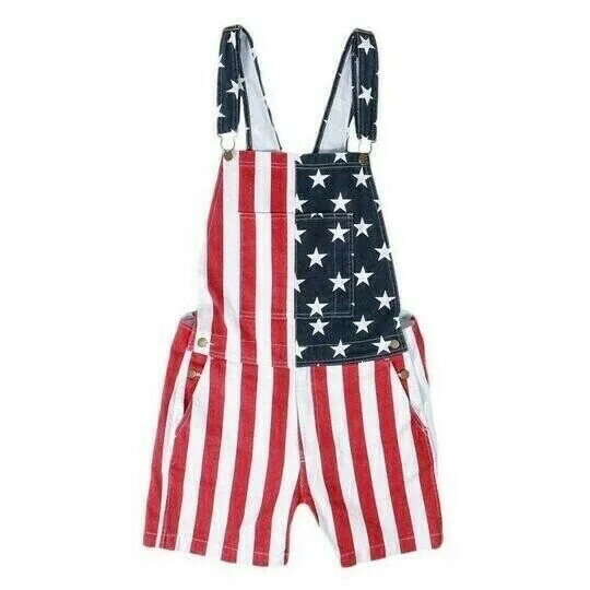 American Flag Overalls