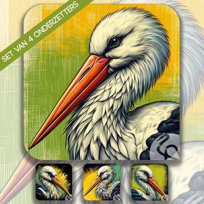 Onderzetters Stork Scratch
