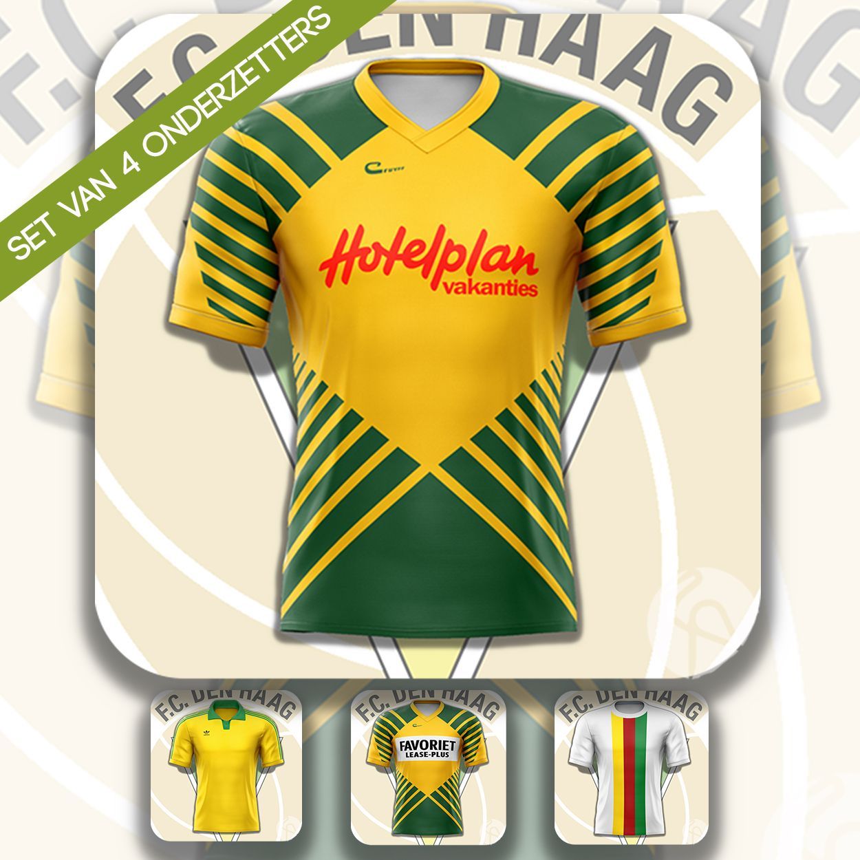 Onderzetters Shirt  FCDH